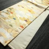袋帯 六通柄 フォーマル用 正絹 古典柄 箔 金糸 帯 ベージュ_画像7