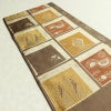 袋帯 六通柄 一般用 正絹 幾何学柄・抽象柄 帯 茶_画像18