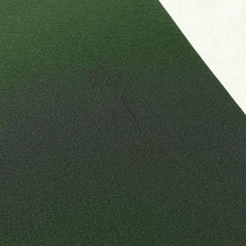 訪問着 良品 落款入り 手描き縮緬 一つ紋付き 正絹 花柄 袷仕立て 身丈160.5cm 裄丈67cm フォーマル 着物 緑・うぐいす色_画像13