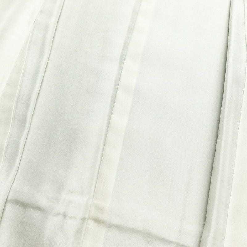 小紋 しつけ糸付き 縮緬 総柄 正絹 チェック・格子柄 袷仕立て 身丈168cm 裄丈68cm 着物 緑・うぐいす色_画像15