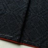 紬 良品 しつけ糸付き 正絹 幾何学柄・抽象柄 袷仕立て 身丈159.5cm 裄丈66cm 着物 青・紺_画像10