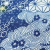 新品 浴衣 女性用 綿絽 絽 国内染色 国内加工 綿 かづら古典 青 上品 未使用品_画像6