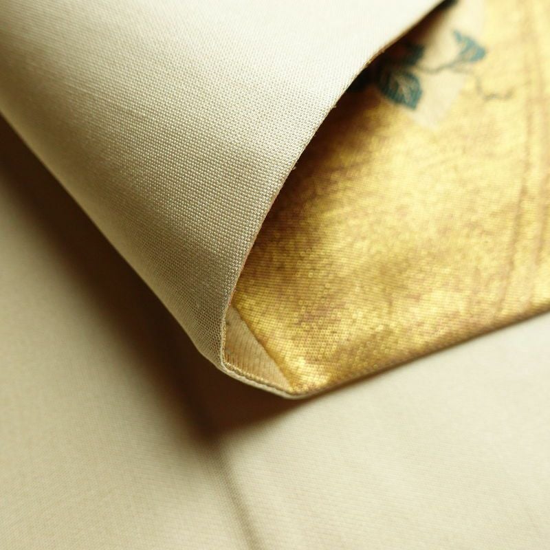 袋帯 六通柄 良品 フォーマル用 正絹 花柄 箔 金糸 帯 金・銀_画像11