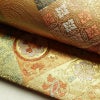 袋帯 六通柄 良品 フォーマル用 正絹 幾何学柄・抽象柄 箔 金糸 帯 金・銀_画像8