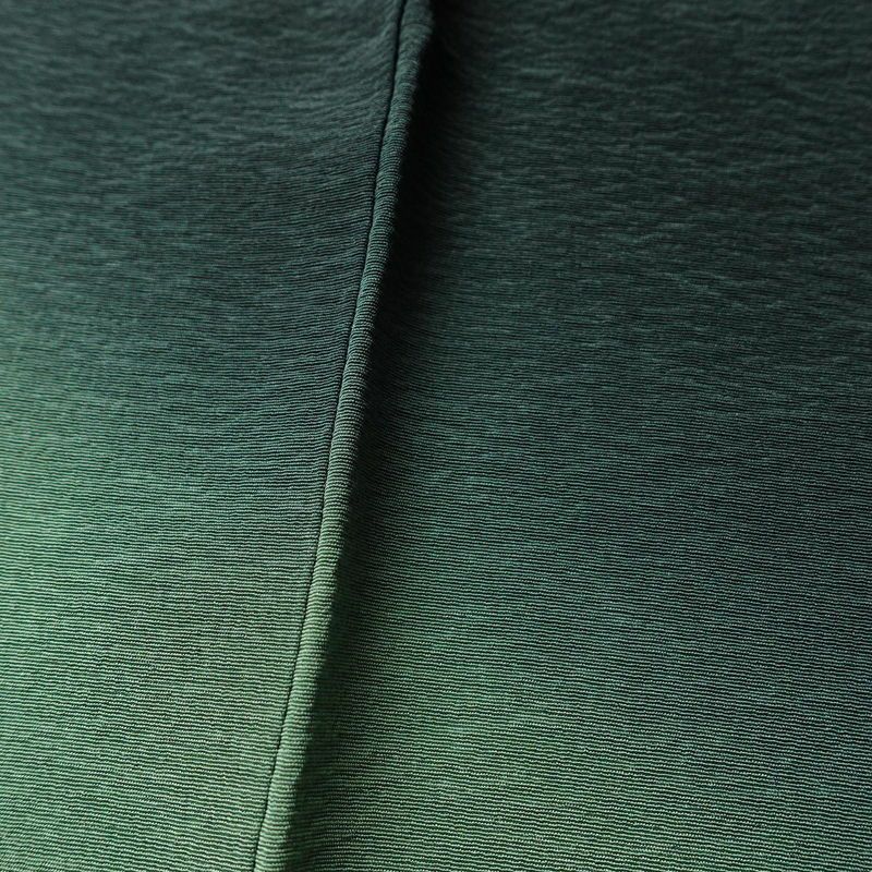 付け下げ 良品 落款入り しつけ糸付き 縮緬 ぼかし染め 正絹 古典柄 袷仕立て 身丈165cm 裄丈69.5cm 刺繍 金糸 フォーマル 着物 緑・うぐいす色_画像10