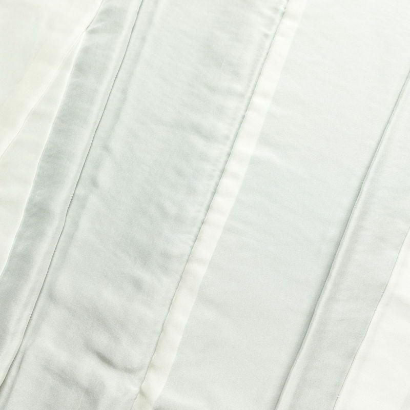 付け下げ 良品 落款入り しつけ糸付き 縮緬 ぼかし染め 正絹 古典柄 袷仕立て 身丈165cm 裄丈69.5cm 刺繍 金糸 フォーマル 着物 緑・うぐいす色_画像18