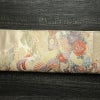 袋帯 本金二重箔 扇面花鳥 文六通柄 良品 フォーマル用 正絹 古典柄 箔 金糸 帯 金・銀_画像14