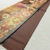 袋帯 六通柄 良品 フォーマル用 正絹 古典柄 箔 金糸 蝶 鼓 帯_画像8
