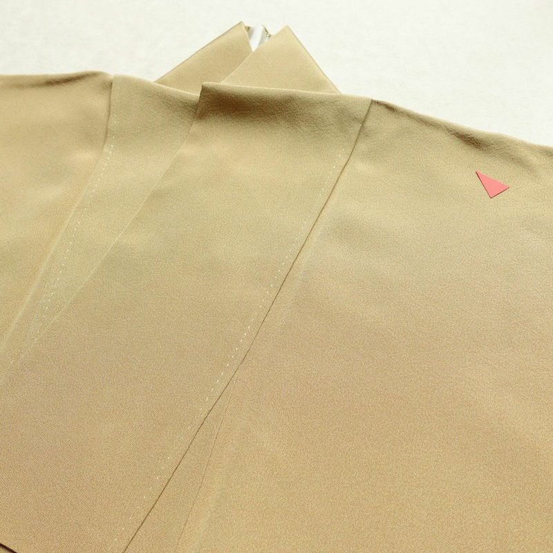 色留袖 作家物 落款入り 縮緬 一つ紋付き 正絹 風景柄 袷仕立て 身丈161.5cm 裄丈66.5cm 共八掛 フォーマル 着物 黄・黄土色_画像17