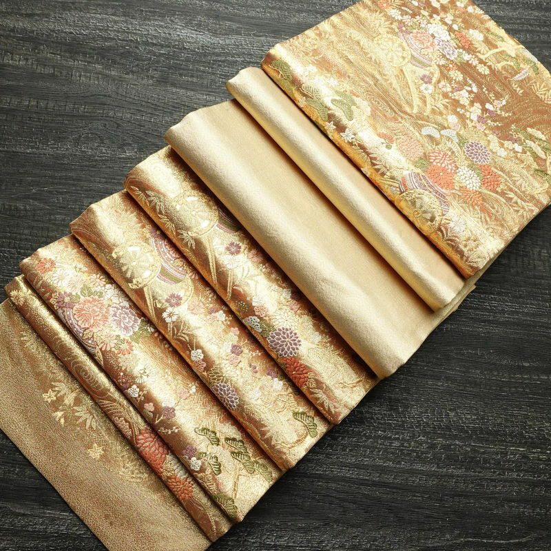 袋帯 六通柄 フォーマル用 正絹 古典柄 箔 金糸 帯 金・銀_画像20