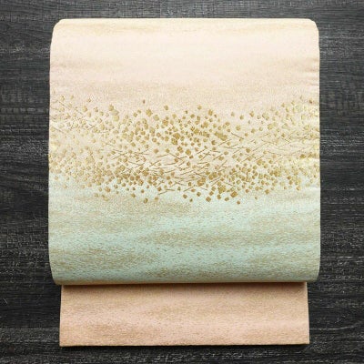 袋帯 全通柄 良品 フォーマル用 正絹 その他の柄 箔 金通し 金糸 帯 多色使い