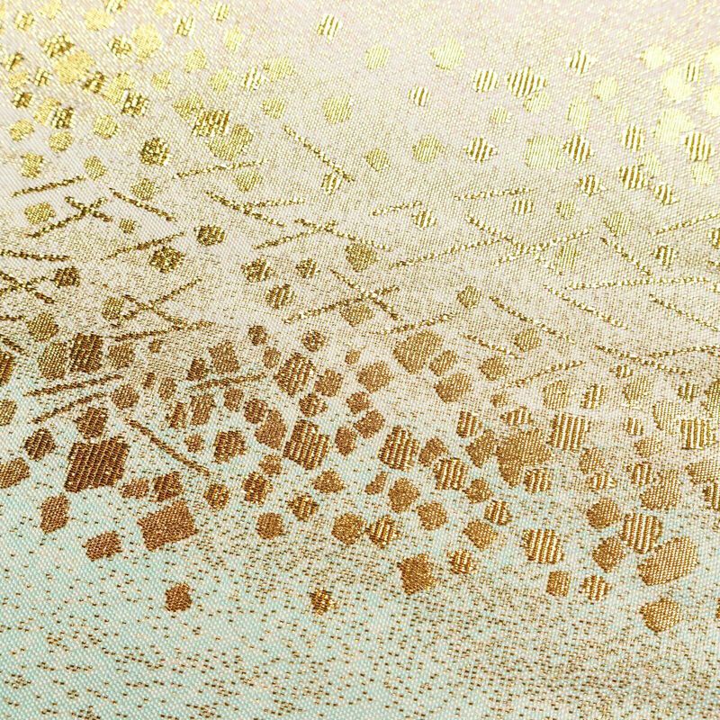 袋帯 全通柄 良品 フォーマル用 正絹 その他の柄 箔 金通し 金糸 帯 多色使い_画像3