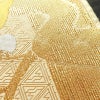 袋帯 六通柄 フォーマル用 正絹 木の葉・植物柄 箔 金通し 金糸 帯 梅 松 金・銀_画像3