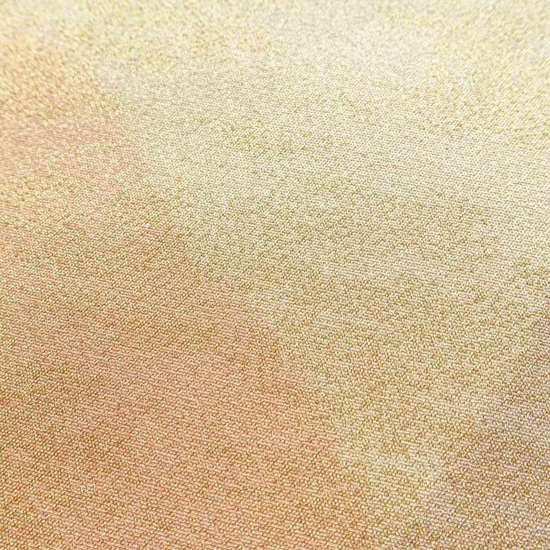 袋帯 全通柄 良品 フォーマル用 正絹 幾何学柄・抽象柄 金糸 帯 ベージュ_画像6