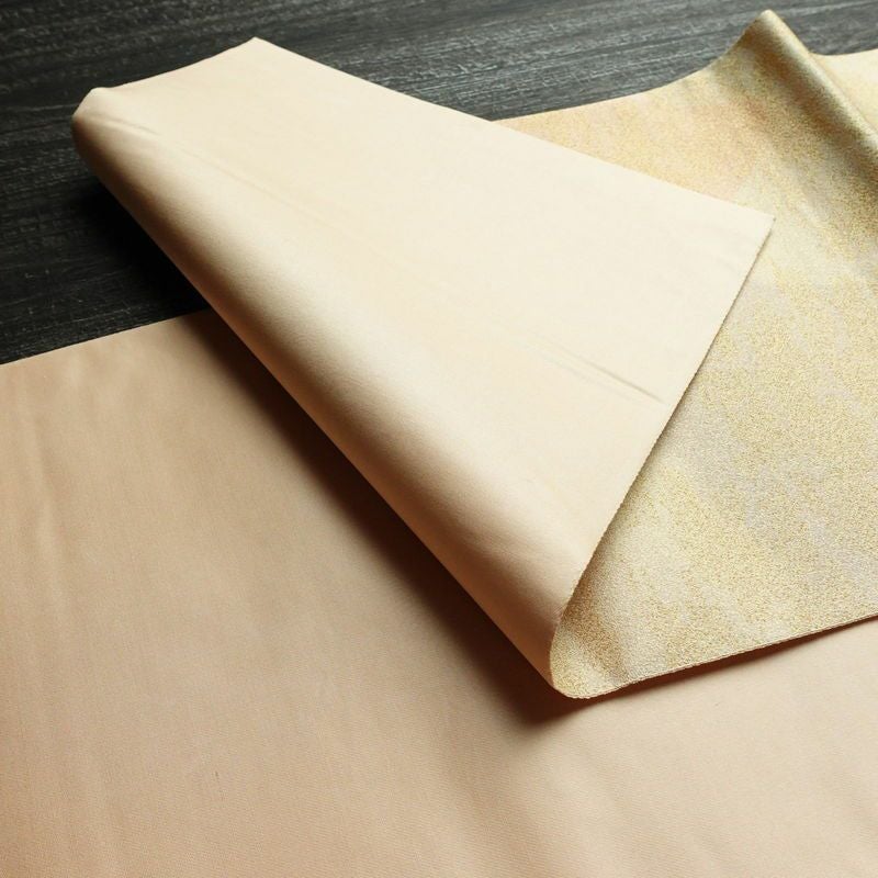 袋帯 全通柄 良品 フォーマル用 正絹 幾何学柄・抽象柄 金糸 帯 ベージュ_画像9