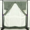 小紋 縮緬 総柄 正絹 花柄 袷仕立て 身丈159cm 裄丈66.5cm 着物 緑・うぐいす色_画像3