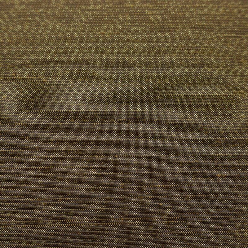 袋帯 大島紬 全通柄 美品 証紙あり 一般用 正絹 その他の柄 帯 茶_画像5