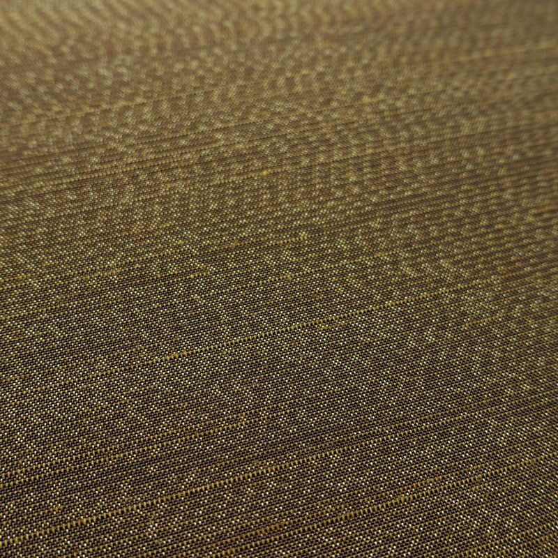 袋帯 大島紬 全通柄 美品 証紙あり 一般用 正絹 その他の柄 帯 茶_画像6