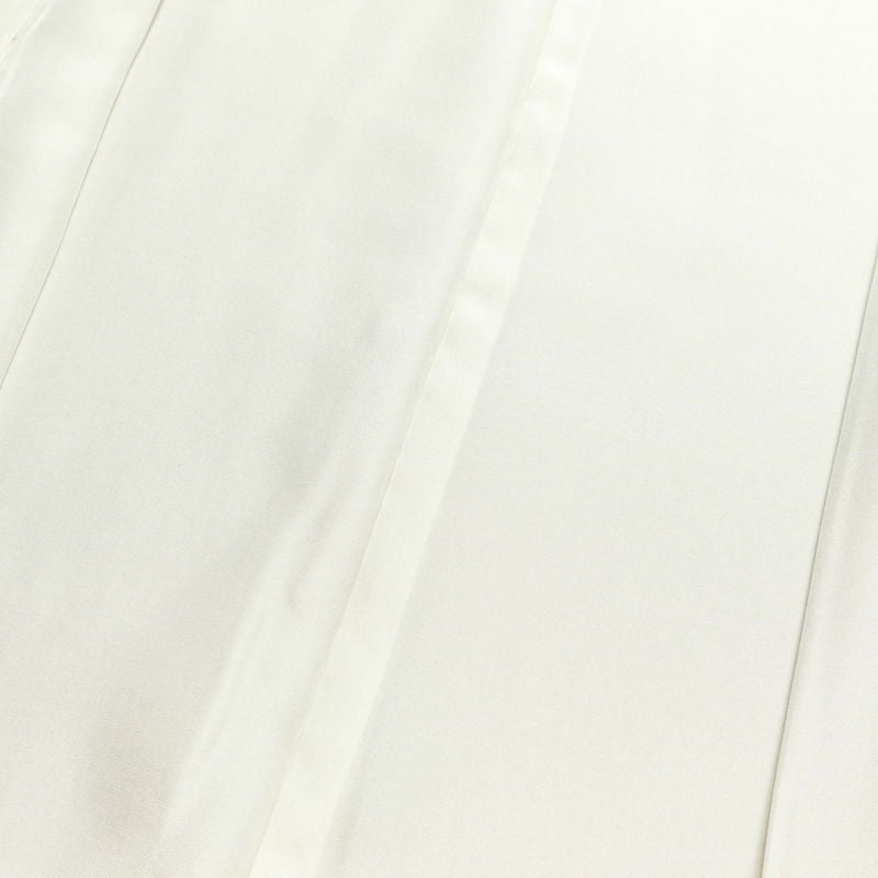 訪問着 良品 綸子 正絹 古典柄 袷仕立て 身丈159.5cm 裄丈65.5cm 箔 一部しつけ糸付き 金彩 フォーマル 着物 菊 薄柿色 小豆・エンジ_画像16