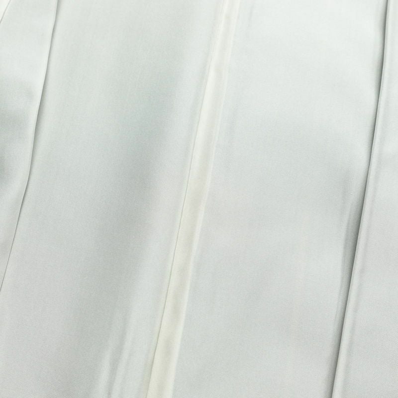 紬 正絹 縞柄・線柄 袷仕立て 身丈160.5cm 裄丈65.5cm 着物 モダン 緑・うぐいす色_画像18