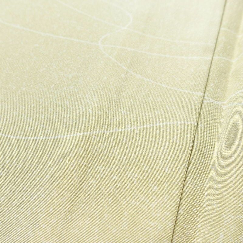 単衣 小紋 正絹 その他の柄 単衣仕立て 身丈151.5cm 裄丈63cm 着物 クリーム_画像8