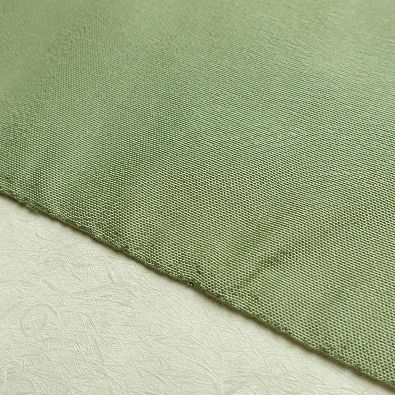 袋帯 六通柄 フォーマル用 正絹 幾何学柄・抽象柄 箔 金糸 帯 緑・うぐいす色_画像15