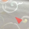 袋帯 六通柄 フォーマル用 正絹 木の葉・植物柄 箔 銀糸 帯 紫・藤色_画像12