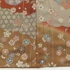 付け下げ 美品 しつけ糸付き 正絹 古典柄 袷仕立て 身丈164cm 裄丈66.5cm 金彩 フォーマル 着物 茶_画像10