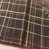 訪問着 金駒刺繍 縮緬 正絹 古典柄 袷仕立て 身丈163cm 裄丈65.5cm 箔 金彩 フォーマル 着物 鳶色 茶_画像11