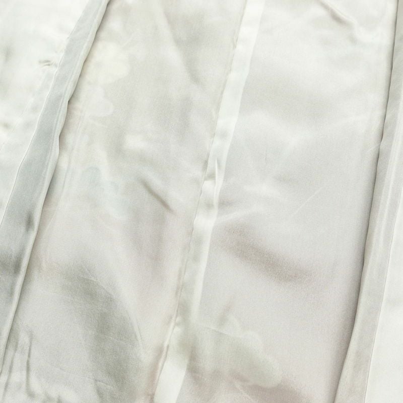 訪問着 金駒刺繍 縮緬 正絹 古典柄 袷仕立て 身丈163cm 裄丈65.5cm 箔 金彩 フォーマル 着物 鳶色 茶_画像19