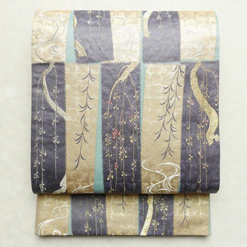 美品　佐賀錦　六通柄袋帯　正絹 ❤️九百佐賀錦 六通柄袋帯 織匠宝文 - メルカリ