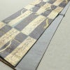 袋帯 六通柄 フォーマル用 正絹 木の葉・植物柄 箔 金糸 帯_画像9