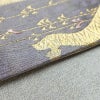 袋帯 六通柄 フォーマル用 正絹 木の葉・植物柄 箔 金糸 帯_画像13