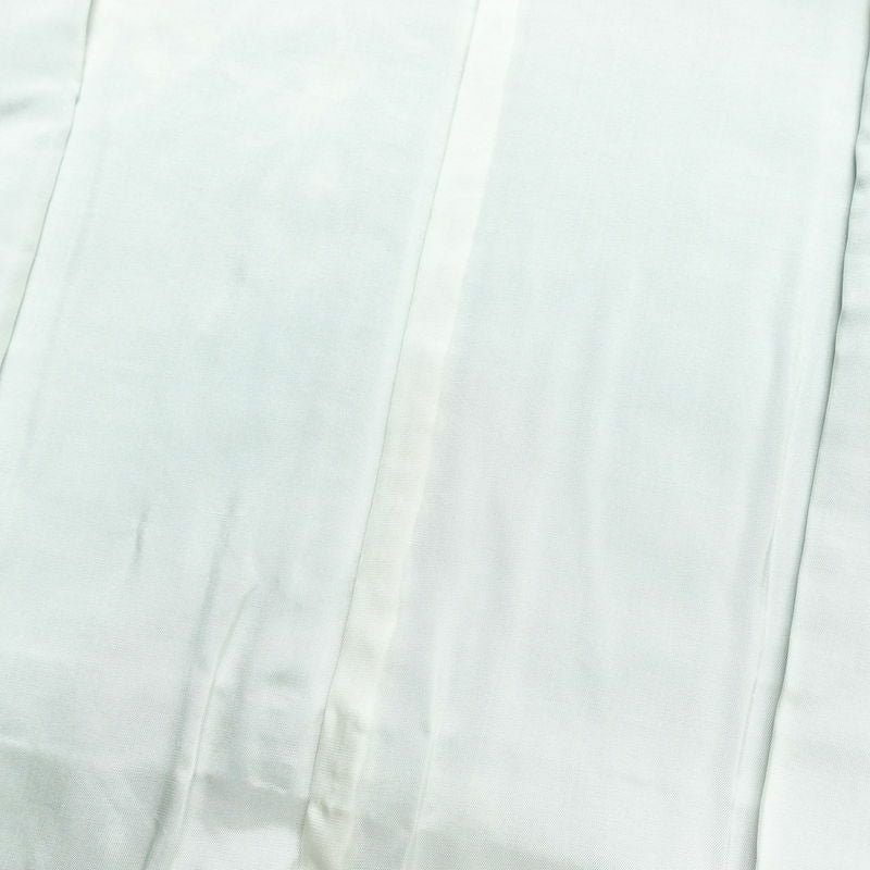 紬 良品 しつけ糸付き 正絹 木の葉・植物柄 袷仕立て 身丈161cm 裄丈65.5cm 着物 青・紺_画像17