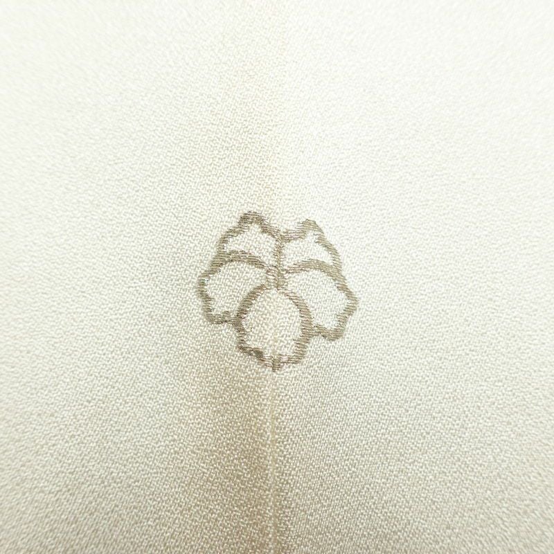 付け下げ 落款入り 一つ紋付き 正絹 風景柄 袷仕立て 身丈158cm 裄丈65.5cm フォーマル 着物 白_画像14