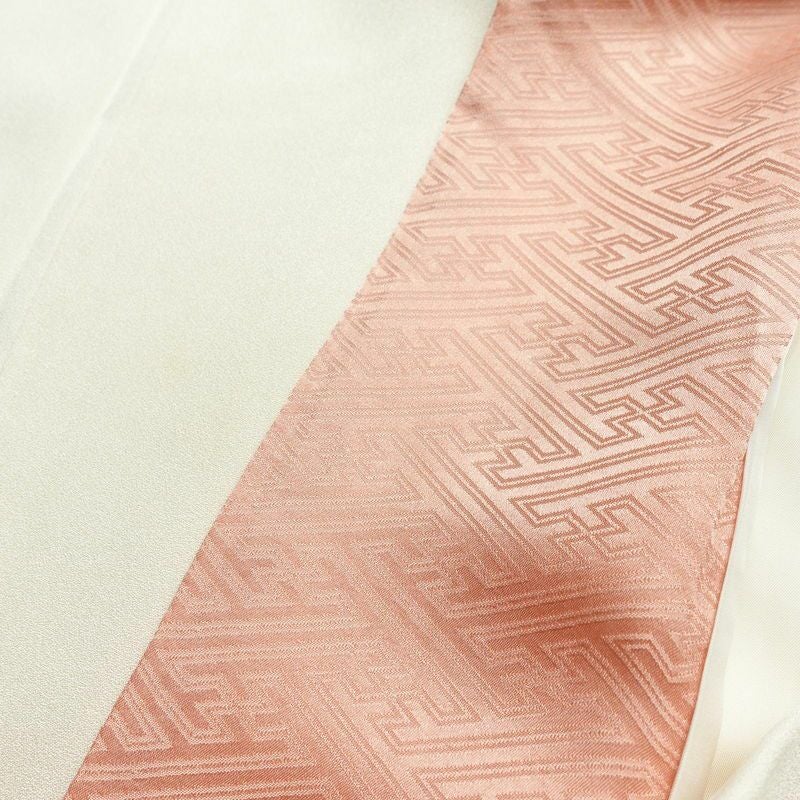 付け下げ 落款入り 一つ紋付き 正絹 風景柄 袷仕立て 身丈158cm 裄丈65.5cm フォーマル 着物 白_画像19