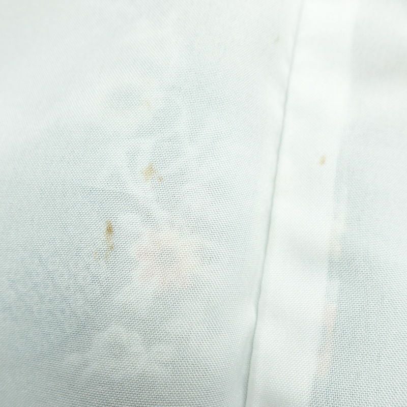 小紋 しつけ糸付き ポリエステル 古典柄 袷仕立て 身丈167cm 裄丈68.5cm 花 着物 緑・うぐいす色_画像19