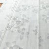 紬 正絹 花柄 袷仕立て 身丈157.5cm 裄丈64cm 着物 グレー_画像5