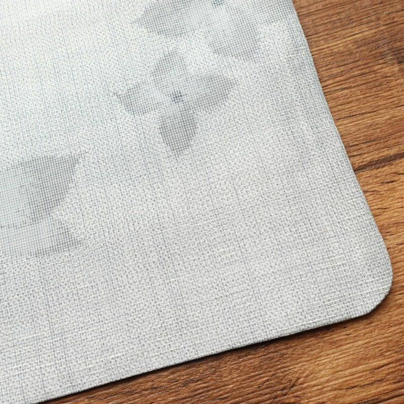 紬 正絹 花柄 袷仕立て 身丈157.5cm 裄丈64cm 着物 グレー_画像14