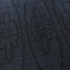 紬 良品 しつけ糸付き 正絹 立涌 菊 古典柄 袷仕立て 身丈158.5cm 裄丈65cm 青・紺_画像6