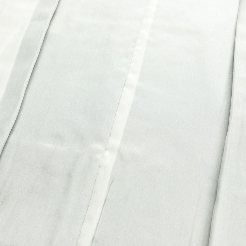 紬 良品 しつけ糸付き 正絹 立涌 菊 古典柄 袷仕立て 身丈158.5cm 裄丈65cm 青・紺_画像17