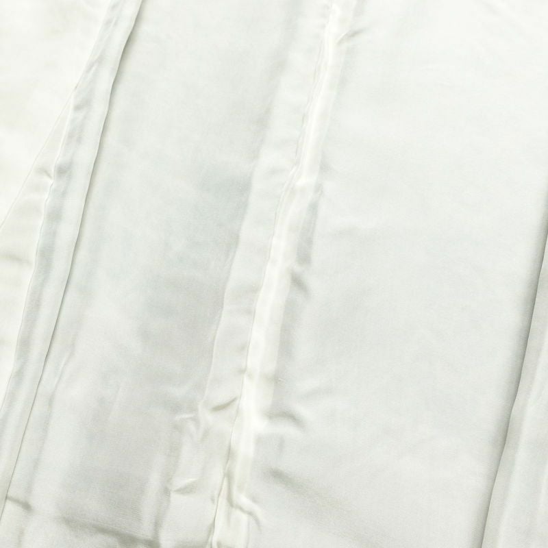 小紋 良品 縮緬 総柄 正絹 木の葉・植物柄 袷仕立て 身丈160cm 裄丈67cm 一部しつけ糸付き 着物 茶_画像17