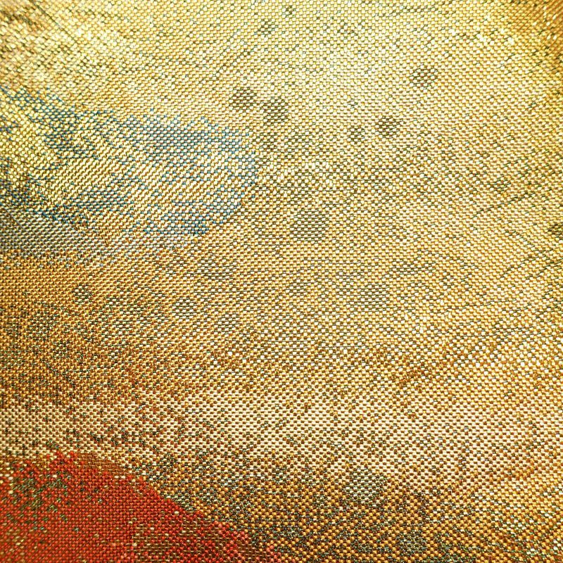 袋帯 六通柄 良品 フォーマル用 正絹 風景柄 箔 帯 金・銀_画像5