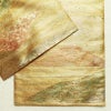 袋帯 六通柄 良品 フォーマル用 正絹 風景柄 箔 帯 金・銀_画像13