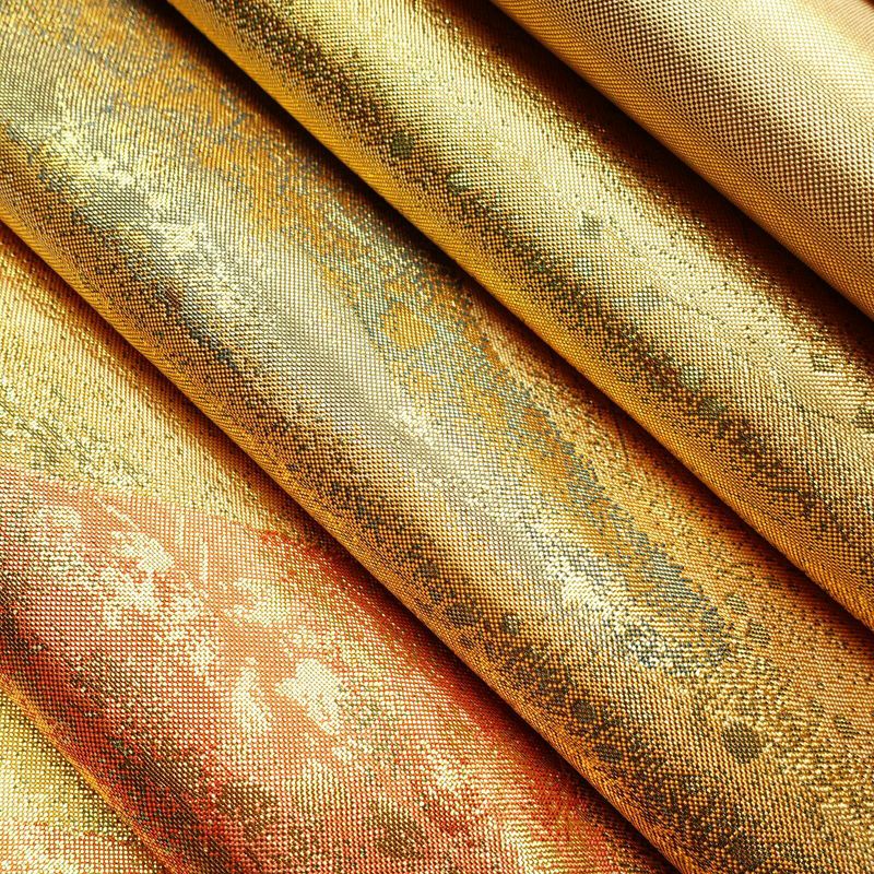 袋帯 六通柄 良品 フォーマル用 正絹 風景柄 箔 帯 金・銀_画像19