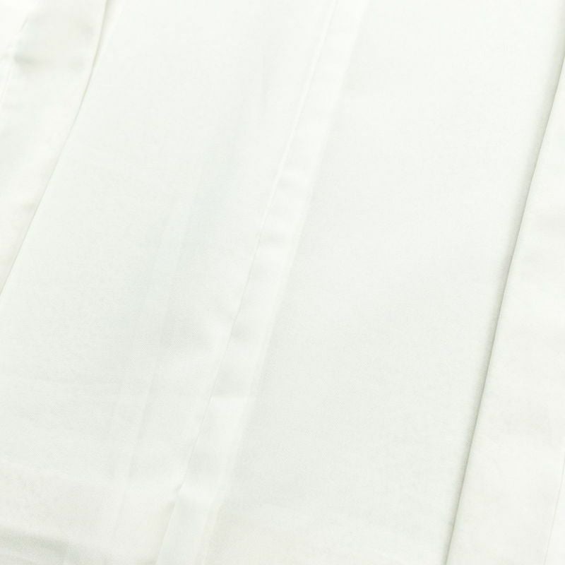 小紋 縮緬 ポリエステル 木の葉・植物柄 袷仕立て 身丈164cm 裄丈66.5cm クリーム_画像16