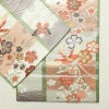 袋帯 六通柄 振袖用 正絹 古典柄 金糸 銀糸 桜 蝶 波 帯 多色使い_画像12