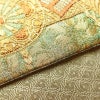 袋帯 六通柄 フォーマル用 正絹 古典柄 箔 金糸 御所車 帯 金・銀_画像12