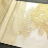 袋帯 六通柄 フォーマル用 正絹 古典柄 箔 金糸 帯 金・銀_画像17