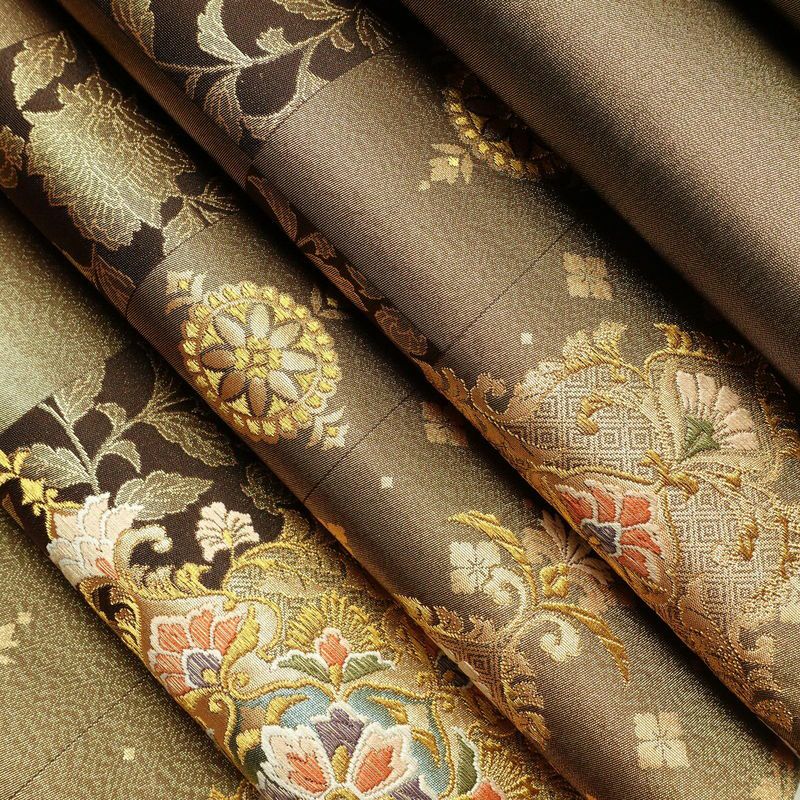 袋帯 六通柄 良品 フォーマル用 正絹 幾何学柄・抽象柄 箔 金糸 帯 金・銀_画像20